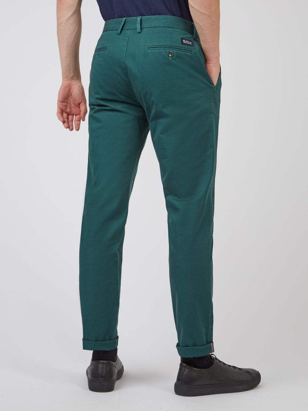 Pantalon Ben Sherman Signature Slim Stretch Chino Vert | ZLW-53133073